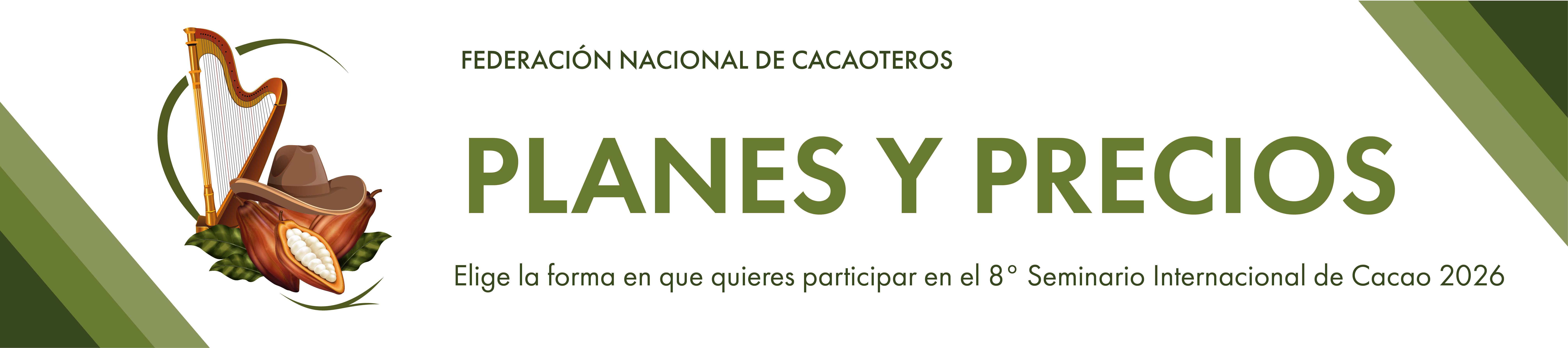 Planes y Precios — 8° Seminario Internacional de Cacao 2026
